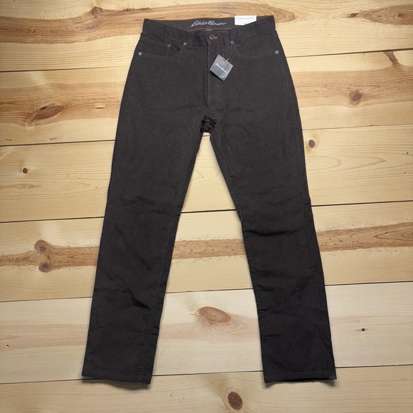 Eddie Bauer Other - Eddie Bauer Fairline Corduroy Pants Mens 32x32 Brown Straight 5 Pocket NWT